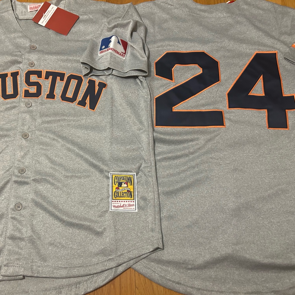 MITCHELL and NESS HOUSTON ASTROS JIMMY WYNN Men's JERSEY Sz M,L,XL,2X New w tags - Picture 8 of 9